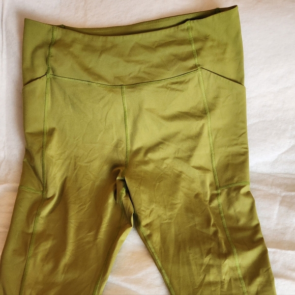 girlfriend collective Pants - Girlfriend Collective Olive/Avocado Green Activewear 4XL